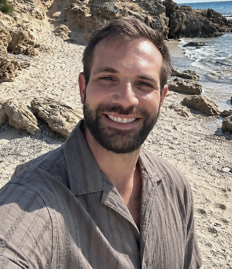 Ritratto di Davide, fondatore di Respiro Alchemico